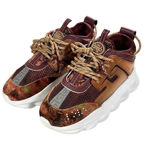 versace chain reaction burgundy|versace chain reaction used.